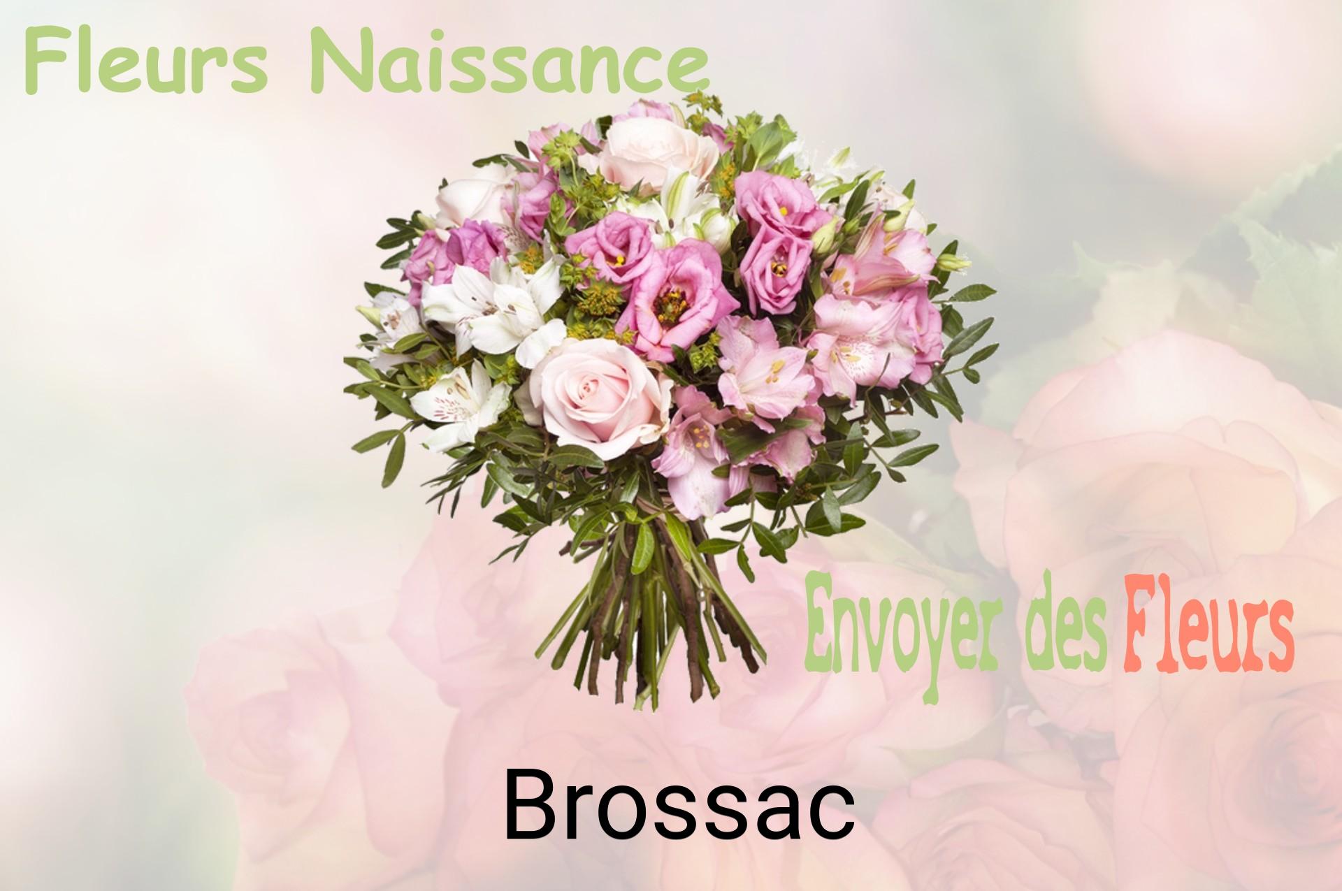 Bouquet de fleurs de naissance livré à Brossac
